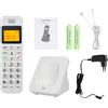 Cocosity Telefono cordless espandibile con display LCD, supporta fino a 5 portatili, per l'ufficio, l'azienda e l'uso domestico