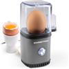 GOURMETmaxx Cuociuova per 1 uovo | Bollitore per uova con tagliauova nel misurino | Egg Cooker - 3 gradi di durezza per il tuo portauovo | Design cuociuova piccolo - parti lavabili in lavastoviglie