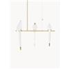 Moooi Lampada a sospensione a LED Perch - Oro, Bianco