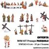 Frisa Presepi MINI KIT Presepe PASQUALE - resina statue h 5 cm