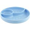 Chicco Piatto Chicco in Silicone con Ventosa Azzurro