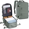 SZLX Zaino Ryanair 40x30x20 Sottovuoto con pompa Zaino da Viaggio 40x30x20 Ryanair Wizzair Bagaglio a Mano 40x20x25 Donna da impermeabile Zaino Casual Laptop da 14 Pollici con Scomparto per Scarpe
