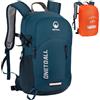 ONETOALL Zaino Trekking 30L, Zaino Montagna Leggero Impermeabile Blu | Solo 600g, con Coprizaino Impermeabile y Cerniere Antifurto, per Escursioni Hiking Viaggi il Lavoro, per Uomo e Donna