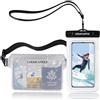 COLOCASTLE Borsa Impermeabile Mare, Custodia Impermeabile Smartphone, Sacca Stagna | Marsupio Subacquea Telefono, Dry Bag, Cintura Regolabile, Touch Screen, Protezione Acqua, Spiaggia, Nuoto, Kayak, Escursioni