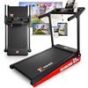 YM Tapis Roulant Salvaspazio 12 km/h, MARCHIO ITALIANO, Inclinazione, Pieghevole, Superfice Corsa MAXI, APP + Bluetooth, 6 o 12 PROG, Elettrico, ASSISTENZA e GARANZIA ITALIA Your Move NEXT 1000 PRO