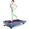 UREVO Cyberpad Tapis Roulant Inclinazione Automatica Del 14% Con SmartAPP, Tapirulan Elettrico Professionale, Telecomando LED,Motore Silenziosa &Senza Spazzolee,Walking Pad per Casa/Uffcio