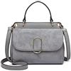 Miss Lulu Borsa a tracolla da donna, in pelle scamosciata, per lavoro, shopping, viaggi, pelle sintetica
