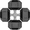 TLGREEN Manubri Set di 2 Manubri da 10kg 15kg 20kg 25kg 30kg Esagonali, Coppia di Pesi per Palestra con Presa Antiscivolo e Rivestimento in Gomma
