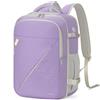 Lekesky Zaino Ryanair 40x30x20 Espandibile 24-30L da Viaggio, Viola | Tasca umida e scomparto PC 15", Bagaglio a mano 40x30x20 Ryanair/EasyJet, Idrorepellente, tasche interne, per uomo e donna