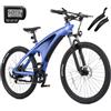 HX Q5 Shark MTB Bici Elettrica Uomo,60-100 KM,Motori BAFANG,27.5" bicicletta elettrica per Città e Off-Road,13/20A, Ammortizzatore Regolabile, Mountain bike Elettrica con Freno a Disco Idraulico