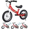 Ybike 2 in 1 Bicicletta Senza Pedali,Funzione a Doppio Uso Bici Senza Pedali, Adatto Per Bambini da 2 a 7 Anni, 12, 14, 16 Pollici Con Freno, Pedale, Teoria Di Formazione