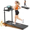 DR.GYMlee Walking Pad Tapis Roulant 6 in 1 con Inclinazione 3-15% e Manubrio Regolabile, Scrivania, 1-12 km/h, Ammortizzazione a 8 Punti, Display LED, Telecomando, 130 kg