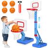 ASONINE Canestro Basket Bambini, Altezza Regolabile 70-138 CM Con Supporto Mini Canestro Basket Da Camera Per Giochi Per Bambini Dai 3 Agli 8 Anni