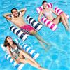 Tapvai 3 Pezzi Materassino Mare,Amaca galleggiante per piscina | 4 in 1 Gonfiabile Letto Galleggiante,Amaca Gonfiabile Mare,Boe e materassini gonfiabili,amaca da nuoto per adulti e bambini