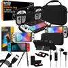 Orzly Accessori per Switch 2 - Custodia e Pellicola Protettiva per Nintendo Switch 2 (2025), Cavo di Ricarica, Porta Giochi, Custodia con Impugnatura Comfort, Cuffie e Altro - Edizione Regalo