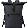 MASC Zaino Rolltop Impermeabile per Uomo e Donna, Zaino da Lavoro Elegante, 21L Capiente con Scomparto Porta Pc 18 Pollici