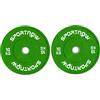 SPORTNOW Set Dischi Palestra Olimpico da 2x5/10/20 kg con Foro Ø50 mm | Dischi Pesi, in Gomma, per Manubri Bilancieri, Allenamento Fitness per Palestra Casa