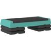 SPORTNOW Stepper Fitness Regolabile 3 Livelli 10 5 15 20.5 cm | Stepper per Casa e Palestra, Antiscivolo, Capacità 250 kg