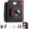 MYSTILUCK Macchina Fotografica Bambini Istantanea, Regalo Bambini 3-12 | Fotocamera istantanea HD 1080P. Dotata di scheda 32GB e carta fotografica, ideale come regalo di Natale o compleanno.