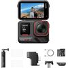 Insta360 Ace Pro 2 Pack Starter(1x Batteria) - Action cam impermeabile 8K progettata con Leica, sensore da 1/1,3", doppio chip IA, alte prestazioni in scarsa luce, schermo direzionale 2,5" per vlog