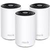 TP-Link Deco XE75 Sistema Mesh Wi-Fi 6E AXE5400Mbps, Porte Gigabit, 3pz | OFDMA, MU-MIMO, Tri-Band con Banda 6GHz, HomeShield, Router/Access Point, Copertura Wi-Fi Fino a 670 m²