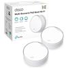 TP-Link Deco X50-PoE Sistema Mesh Wi-Fi 6 AX3000Mbps, Dual Band, 2pz | Copertura Fino a 420m², Alimentazione PoE, Porta 2.5Gbps, Router/AP, HE160, 150+ Dispositivi, Soffitto/Parete, Streaming 8K