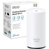 TP-Link Deco X50-Outdoor Sistema Mesh Wi-Fi 6 AX3000Mbps, Poe, IP65, 1pz | Copertura Fino a 230m2, Montaggio a Palo o Parete, Alimentazione PoE/AC, per Giardini e Piscine, Fino a 150 Dispositivi