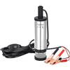 Flintronic Pompa Acqua e Olio con Clip, 12V 38MM（Argento） | Dell'Olio Elettrico, Pompa Carburante in Acciaio Inossidabile Sommergibile Multiuso per Auto, Caravan, Marino, Barca