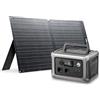 ALLPOWERS R600 299Wh Centrale Elettrica Portatile con 100W Pannello Solare | LiFePO4 Batteria Backup con 2x AC 600W, 0-100% in 1 ora, UPS per Campeggio Viaggi su Strada Interruzioni Emergenza black-out