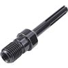 BIGP Adattatore SDS Max su 1 1/4" UNC per trapano a corona e trapano, adattatore per trapano per piastrelle, adattatore svasatore, in acciaio 42CrMo4 di alta qualità (190 mm)