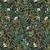 Yomshi Carta da parati autoadesiva, verde, 41 cm x 3 m, foglie, carta da parati botanica, impermeabile, in vinile, per mobili, soggiorno, camera da letto, cucina, decorazione da parete