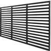 UISEBRT Griglia/Graticolato rettangolare in ghisa smaltata 54 x 34 cm, per barbecue a gas, barbecue a carbonella e altro (54 x 34 cm)