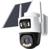 Imou 10MP(5MP+5MP) Telecamera WiFi Esterno Batteria con Doppia Lente | Con 64GB & SIM Card, AOV Registrazione 24/7, Rilevamento Umano/Veicoli, 10000mAh, 8W Pannello Solare,per Esterni Senza Fili