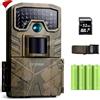 CEYOMUR Fototrappola 48MP 4K, Fotocamera caccia con IR Visione Notturna | Timer e Design, scheda SD da 32GB, 4 x AA batterie, Impermeabile IP66per la Caccia e l'osservazione la Fauna