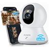 blurams Telecamera Wi-Fi Interno, 4MP Videocamera Sorveglianza Interno Wifi, Rotazione 360° Pan Tilt, Rilevamento Intelligente AI, Chiamata One-Touch, Audio Bidirezionale, Visione Notturna a Colori