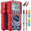 AstroAI Multimetro Digitale Professionale Automatico AstroAI Tester Digitale Portatile TRMS 4000 Conta NCV Tensione Corrente CC CA Continuità Resistenza Diodo Capacità,Test Live Batteria Voltmetro Ohm Amp