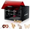 Acmer K1 3.5W Macchina per Incisione Laser, Classe 1 Piccola Taglierina Laser Chiusa e Sicura, Area di Incisione 150×150 mm, Precisione di 0,01 Mm. Per Il Fai da Te Su Legno, Metallo Rivestito, Pelle