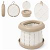 auvstar Vasino Portatile per Bambini da Viaggio,Sedile per Vasetto per Bambini,WC Pieghevole per Bambini,Vaso pieghevole da viaggio Toilette Bambini Per Indoor Outdoor con Borsa da Viaggio(marrone-A)