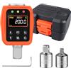 ATsafepro Adattatore Chiave Dinamometrica Digitale 1/2", 10-200 Nm Chiave Dinamometrica ±1% di Precisione con Schermo LCD a Colori e Buzzer, Adattatori 1/4" e 3/8" per Automobile, Motocicletta, Bicicl