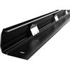RICOO Canalina passacavi Tubo Z1110-B cavo Per Supporto TV Nascondi cavi Organizer salvaspazio Canale Scrivania Alluminio Colore nero 110 cm