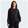 The North Face Felpa girocollo Essential Simple Dome Boxy Oversize Crew Black da Donna