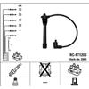 Ngk Kit Cavi Candela Fiat Punto/Lancia Y 1.2 16V Rc-Ft1203