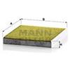 MANN-FILTER Mann Filtro Abitacolo Audi / Seat / Skoda / Vw (Volkswa Fp26009
