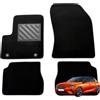 MTC Automotive Tappetini Opel Corsa-e F 2020-2024 Electric, Set 4 Pezzi, Su Misura | Tappetini Auto in Moquette Nera, Battitacco in Gomma Rinforzata, Antiscivolo