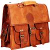 Fatto a mano Borsa A Tracolla In Pelle Vintage Da Uomo Per Laptop E Viaggio 18"