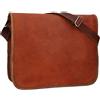Fatto a mano Borsa Messenger In Pelle Vintage Da Uomo Donna Nuova Laptop 9x11x4 10x13x4