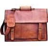 Unbranded/Generic Borse A Spalla In Pelle Da Uomo Per Affari Lavoro Briefcase Per Laptop Da 16"