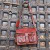 Fatto a mano Leather Vintage Borsa Tracolla Messenger Uomo Marrone 18" Per Laptop
