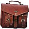 Fatto a mano Borsa Messenger Business Uomo In Pelle All in 1 Satchel Laptop Documenti