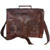 Fatto a mano Borsa A Tracolla In Pelle Vintage Per Uomo 18" Computer E Briefcase